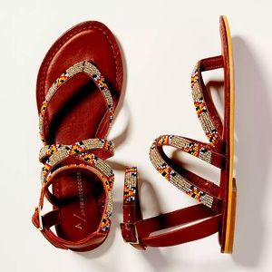 Beaded Gladiator Sandals size 41